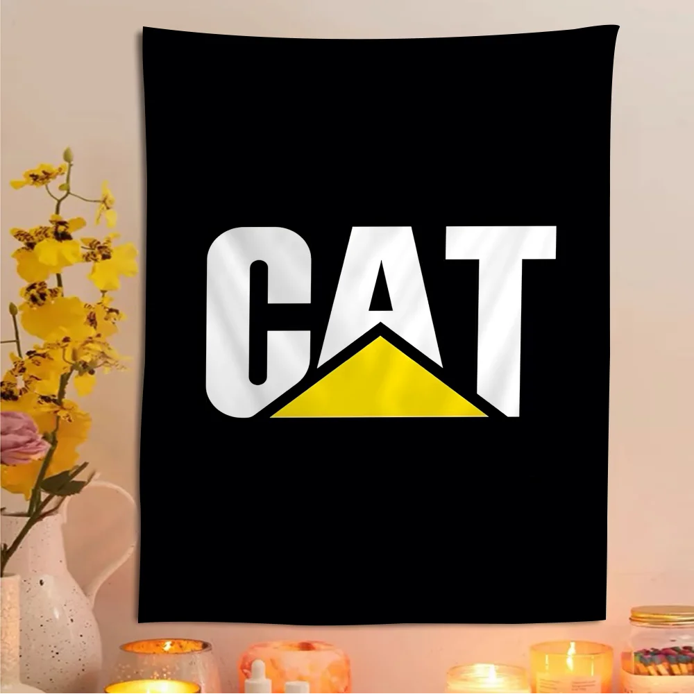 

CAT C-Caterpillar DIY Wall Tapestry Hanging Tarot Hippie Wall Rugs Dorm INS Home Decor