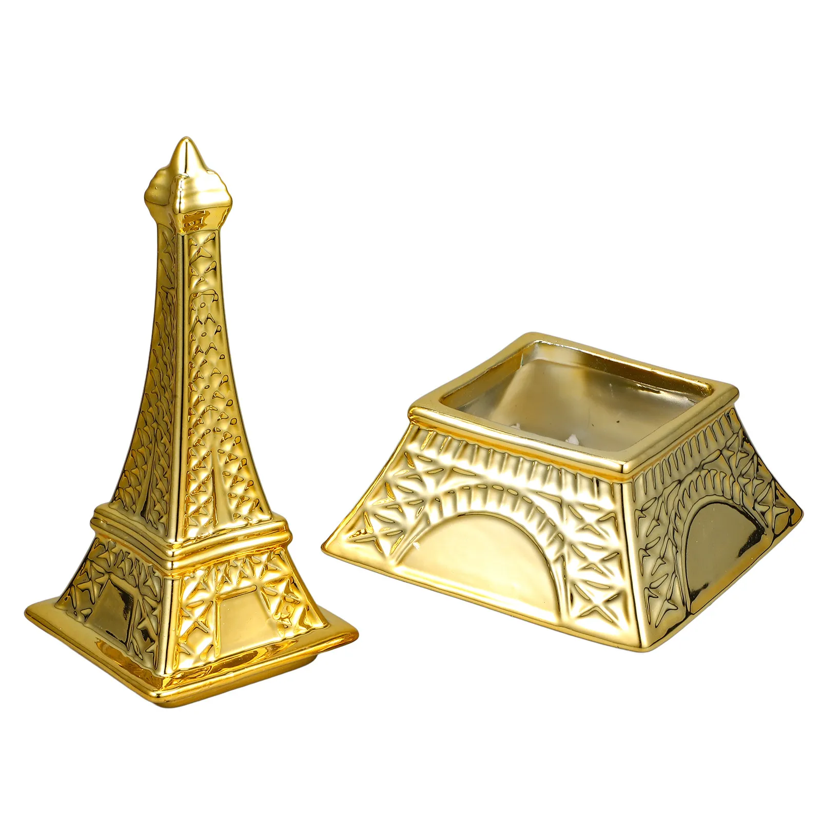 Creative Pyramid Shape Storage Box Exquisite Ceramic Jewelry Holder Small Sundries Keeper Desktop Decoration Gift for Her