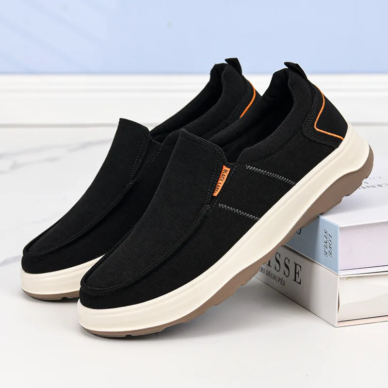 

2026 Autumn New Casual Canvas Men's Shoes Flat, Comfortable, Breathable Canvas Men's Single Shoes
