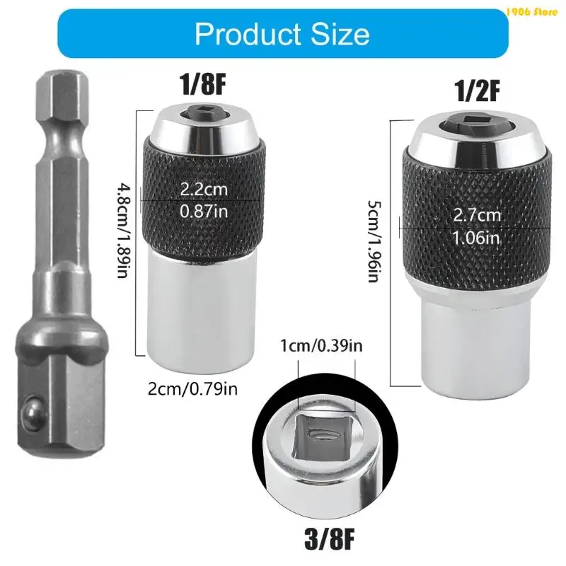 U1JB 3PIECE TAP HOLDER SOCKET LACK FOR #6-1/2 انقر على العمل الدقيق في الفضاء المحصور