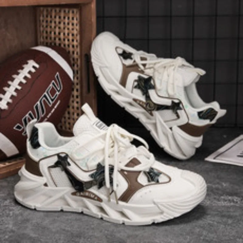 Cyytl tênis masculino sapatos casuais respirável caminhadas ao ar livre verão tênis moda esportes correndo plataforma de luxo mocassins designer