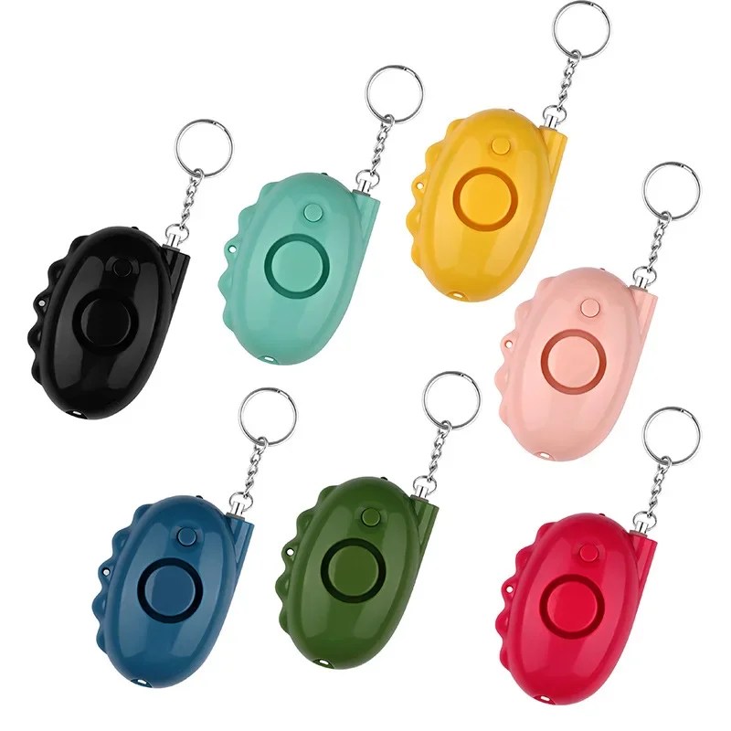 Self Defense Alarm 130dB Shape Security Protect Alert Personal Safety Scream Loud Keychain Emergency Alarm For Child Elder