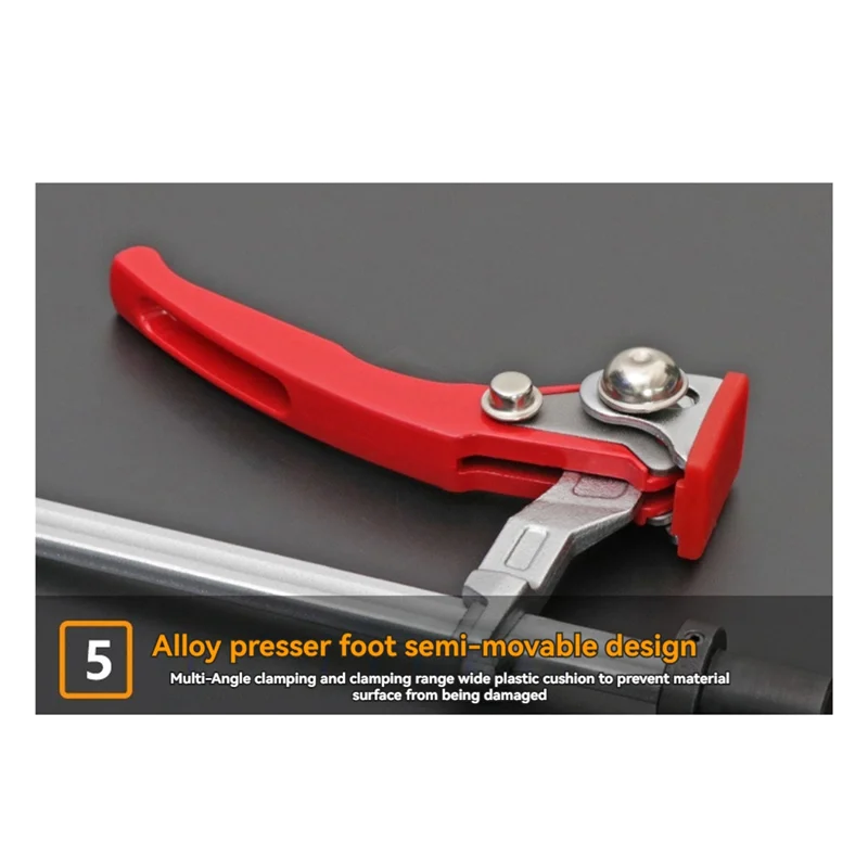 ABJO-Abrazadera de mesa para carpintería, abrazadera rápida de escritorio, abrazadera de posicionamiento rápido, banco de trabajo para carpintería, diámetro de Base 19Mm