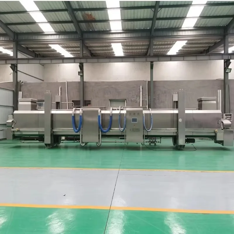 Continuous Multi-functional Steaming Roasting Machine – Commercial Chicken/Duck/Goose Coloring Tunnel Baking Oven 304 SS