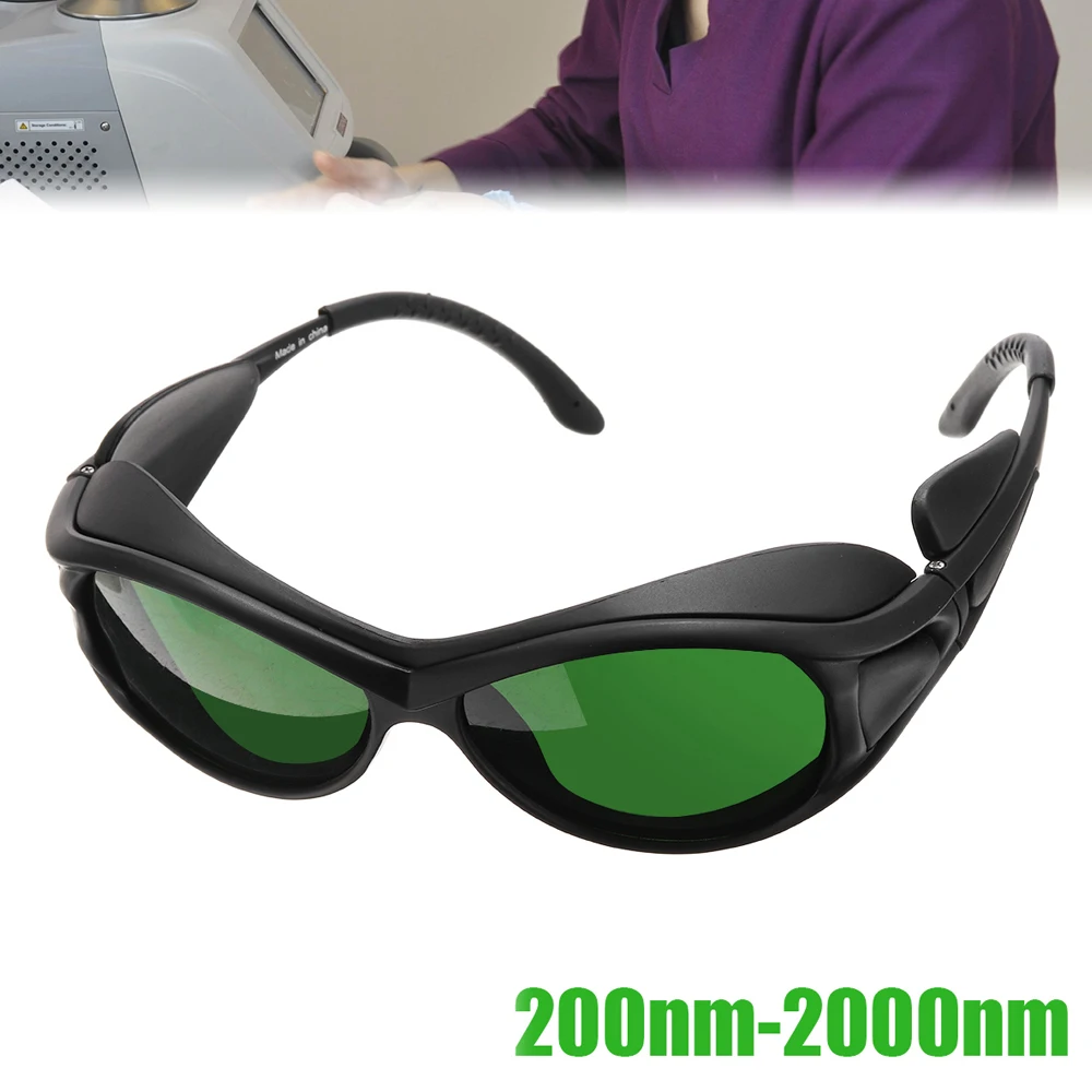 1pc 200nm-2000nm UV400 IPL Occhiali di protezione laser Occhiali di sicurezza per il personale di cosmetologia sanitaria