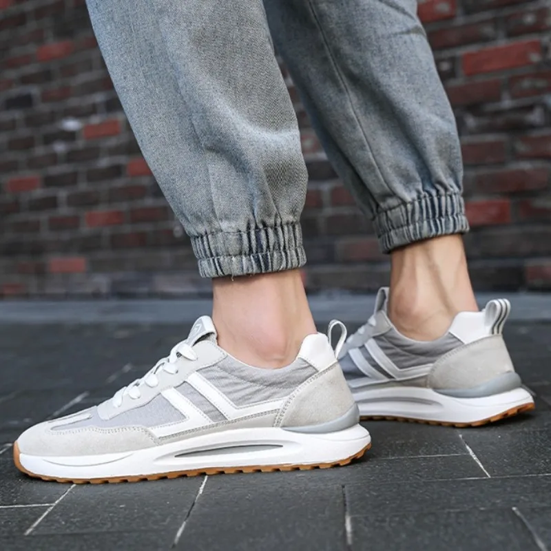 Man Shoes 2026 Summer New Men's Sneakes Fashion Versatile Casual Shoes for Man Outdoor Comfort Fabric Breathable Running Sneakes