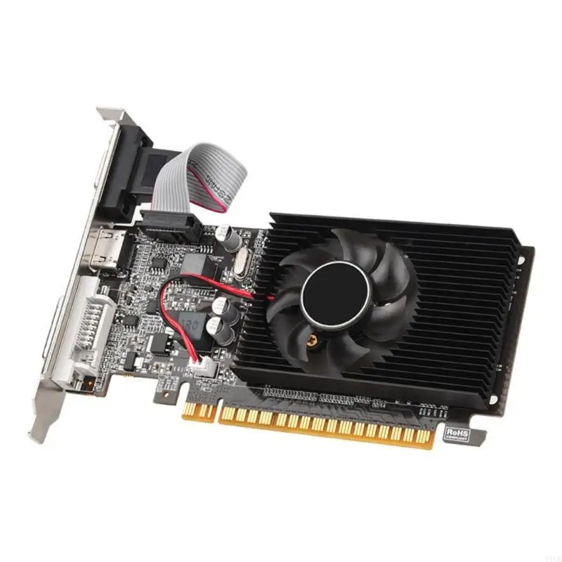 

652F GT210 1GB Graphics Card 1GB DDR3 64bit Desktop Graphics Card for Business Office PCIE x16 VGA PC Video Card Replacement