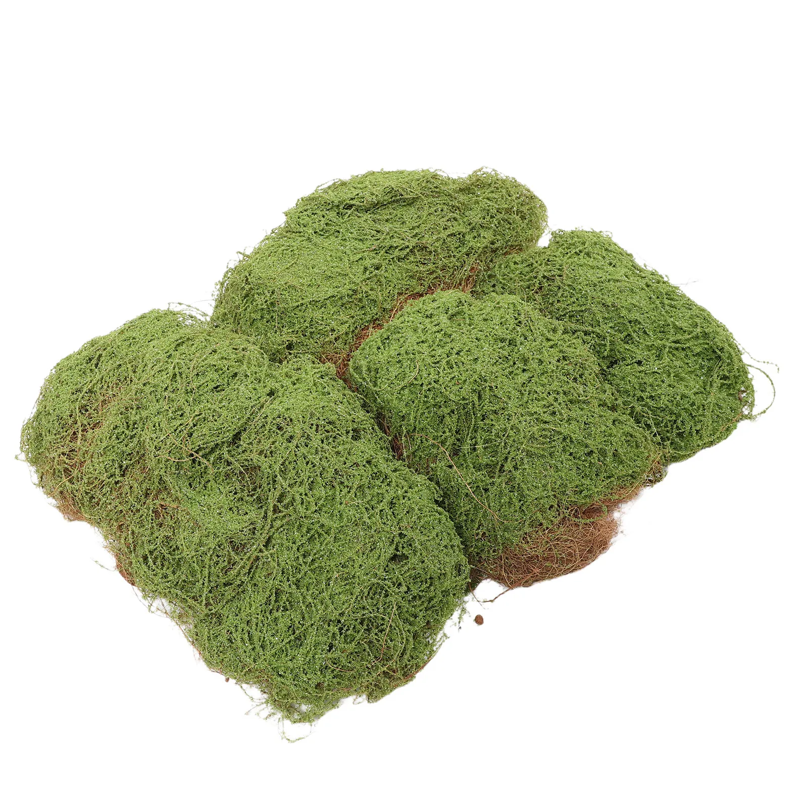 

Набор из 4 искусственных камней с мохом, декоративные искусственные моховые камни для офиса, гостиной, для DIY-композиций и флористики