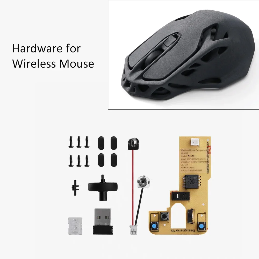 For Bambu Lab Mouse Kit Hardware Bambu Lab Wireless Mouse 002 Diy Model for Bambulab Mouse Components Kit