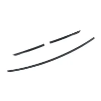 For Audi Q5 FY 2018 -2020 LHD Car Front Bumper Trim Stainless Steel Decor Sticker Anti-collision Bright Strip Auto Accessories