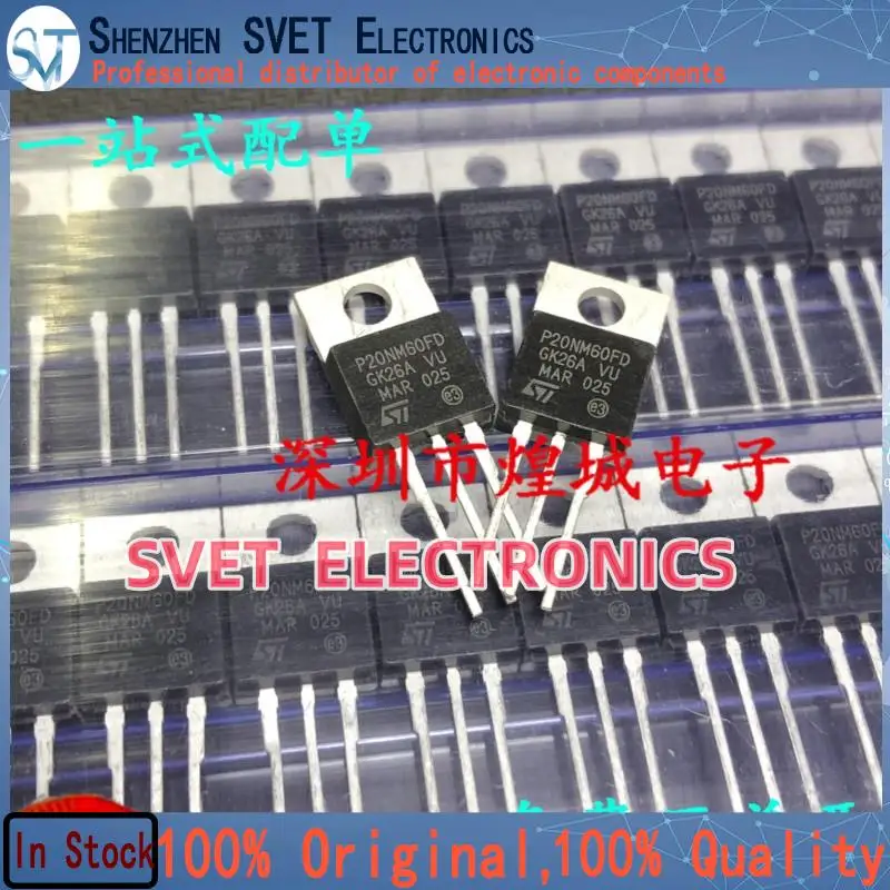 10PCS-50PCS  P20NM60FD STP20NM60FD  TO-220 N 20A 600V  Original In Stock Fast shipping