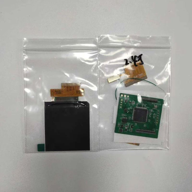 2.45인치 IPS 고휘도 LCD 스크린 키트 (게임보이 컬러 GBC용) 오리지널 사이즈 디스플레이 교체, 쉘 절단 필요 없음, 간편 설치