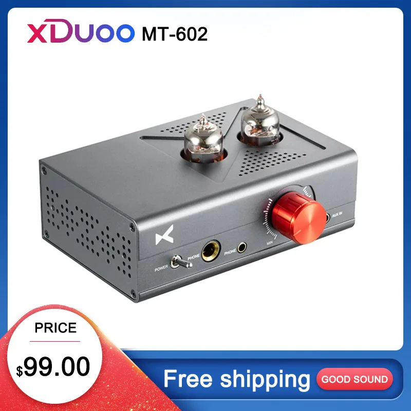 

XDUOO MT-602 Double 6J1 Tube Amp Tube+ Class A Headphone Amplifier MT602