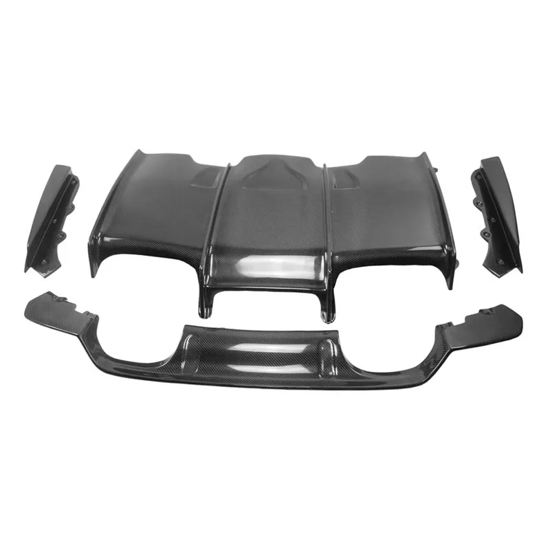 

4 Pcs Car Carbon Fiber PSM Type Rear Bumper Diffuser for BMWs F80 F82 M3 M4 2015+