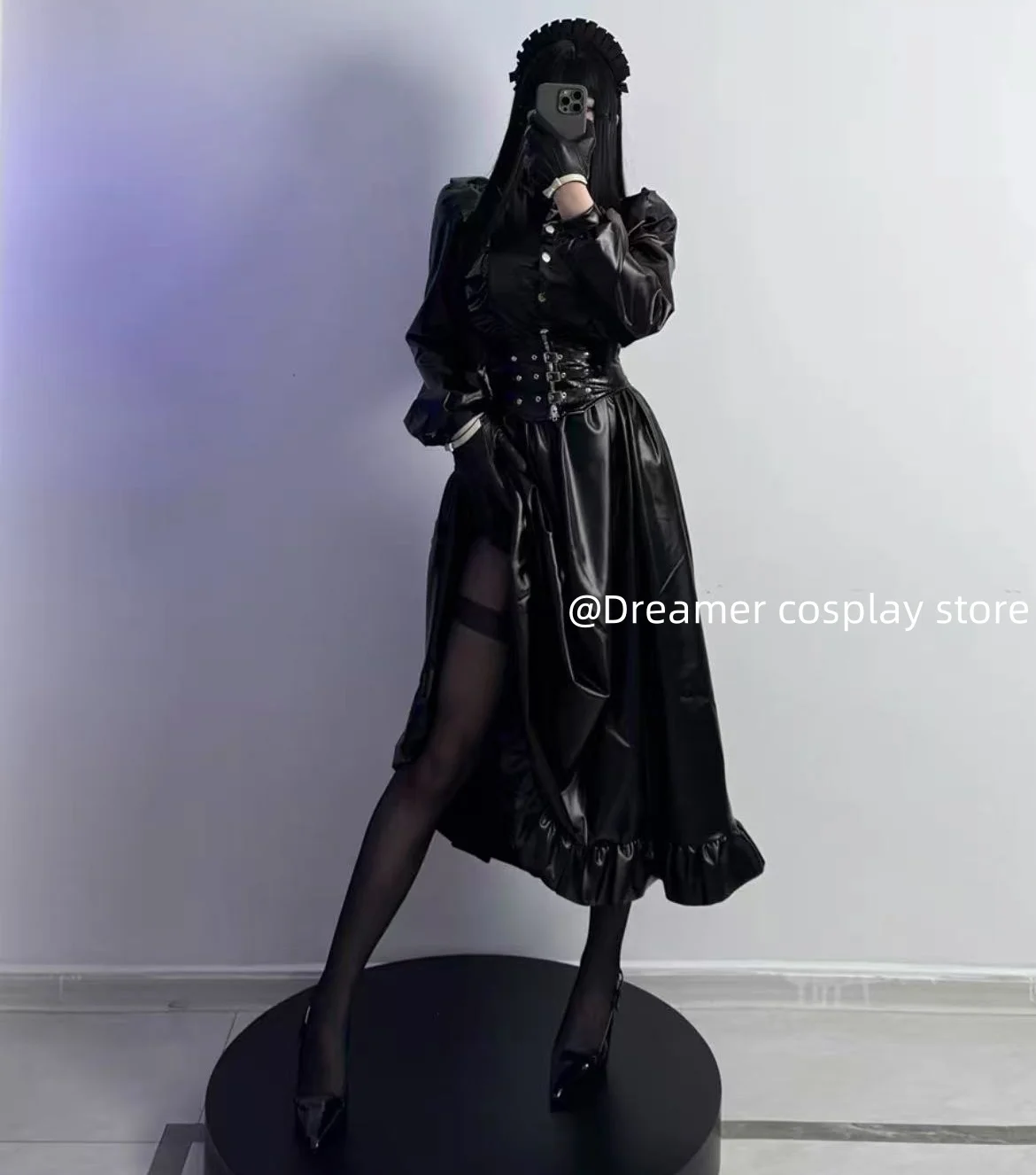 leather maid dress Amazon.com: YiZYiF Women's Wet Look PVC Leather French Maid Costume Outfits Ruffles Mini Dress Apron Fancy Dress Black Small: Clothing, Shoes & Jewelry