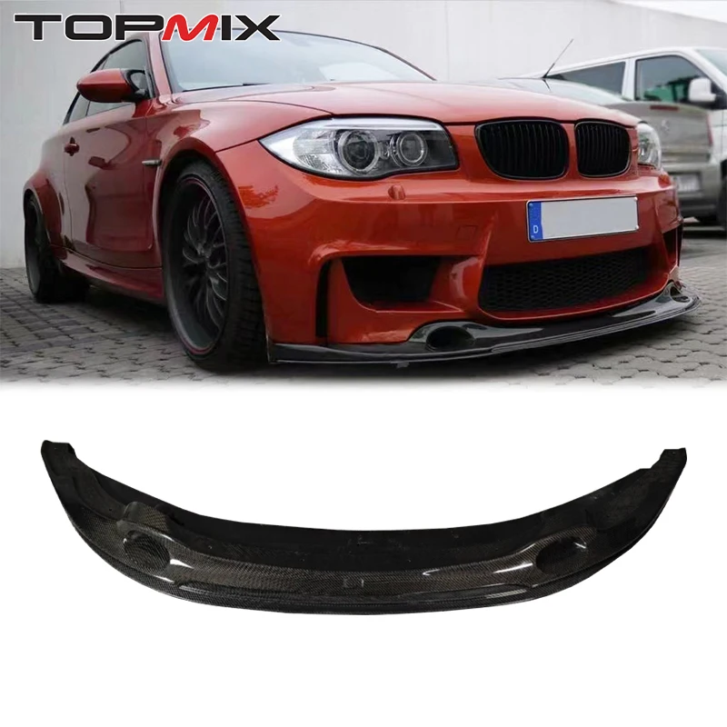 

For BMW 1 Series M Coupe 1M E82 (2011-2012) High-Quality Carbon Fiber Front Bumper Lower Lip (New Condition)