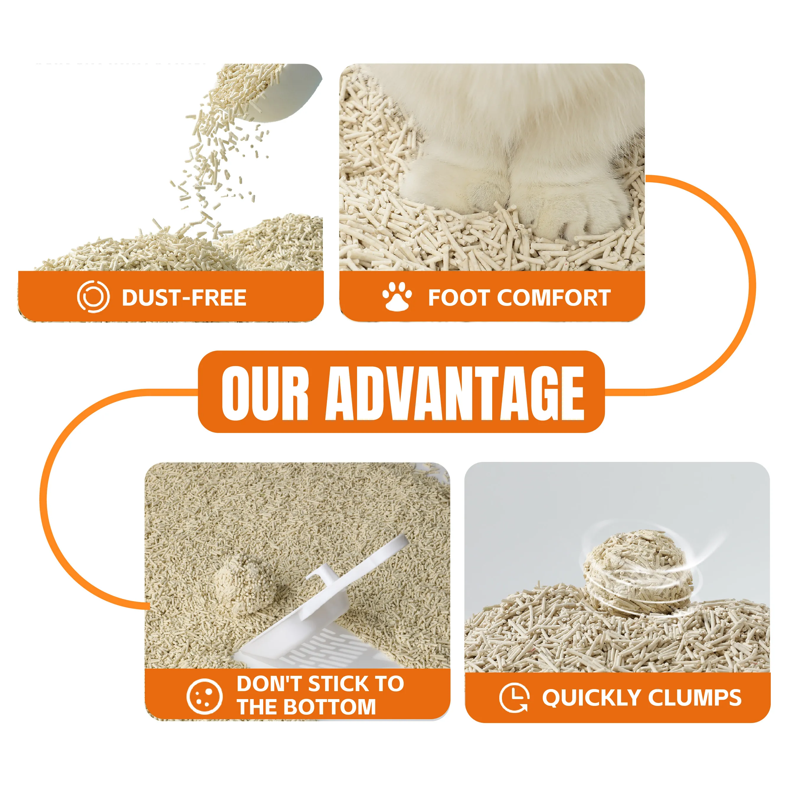STLF DZ CJM Advanced  Multi-spec Tofu Cat Natural Supply Best Price Cat  Can Be Customized