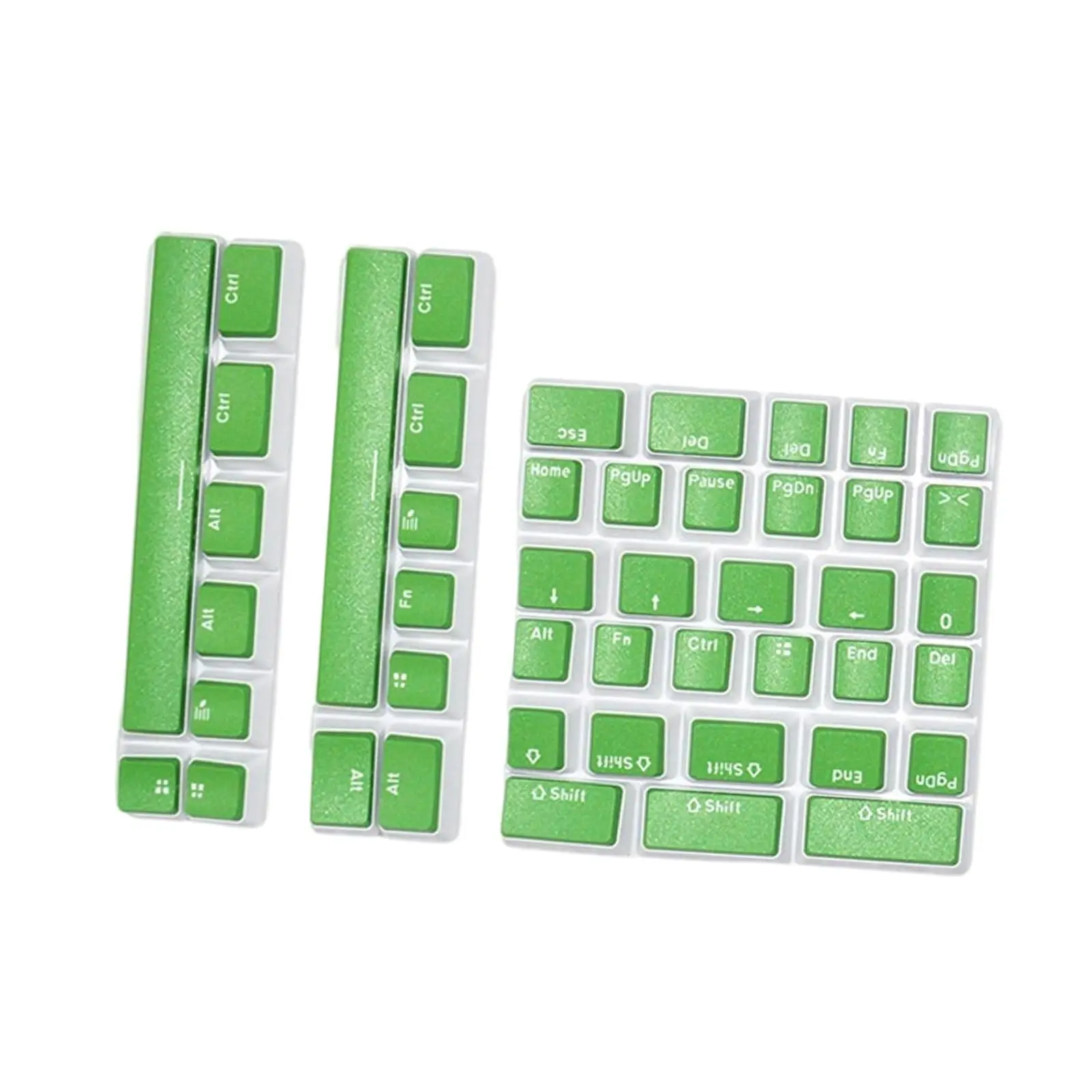 Juego de teclas Pudding PBT, Teclado mecánico en inglés para Razer 980 680