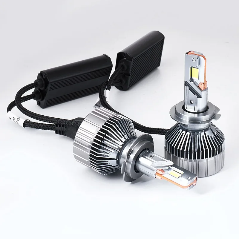 

12V 90W 6000K LED Headlight Bulbs H4 H7 H1 H11 9005 9012 with Superior Heat Dissipation, Illuminate Your Path Safely and Clearly