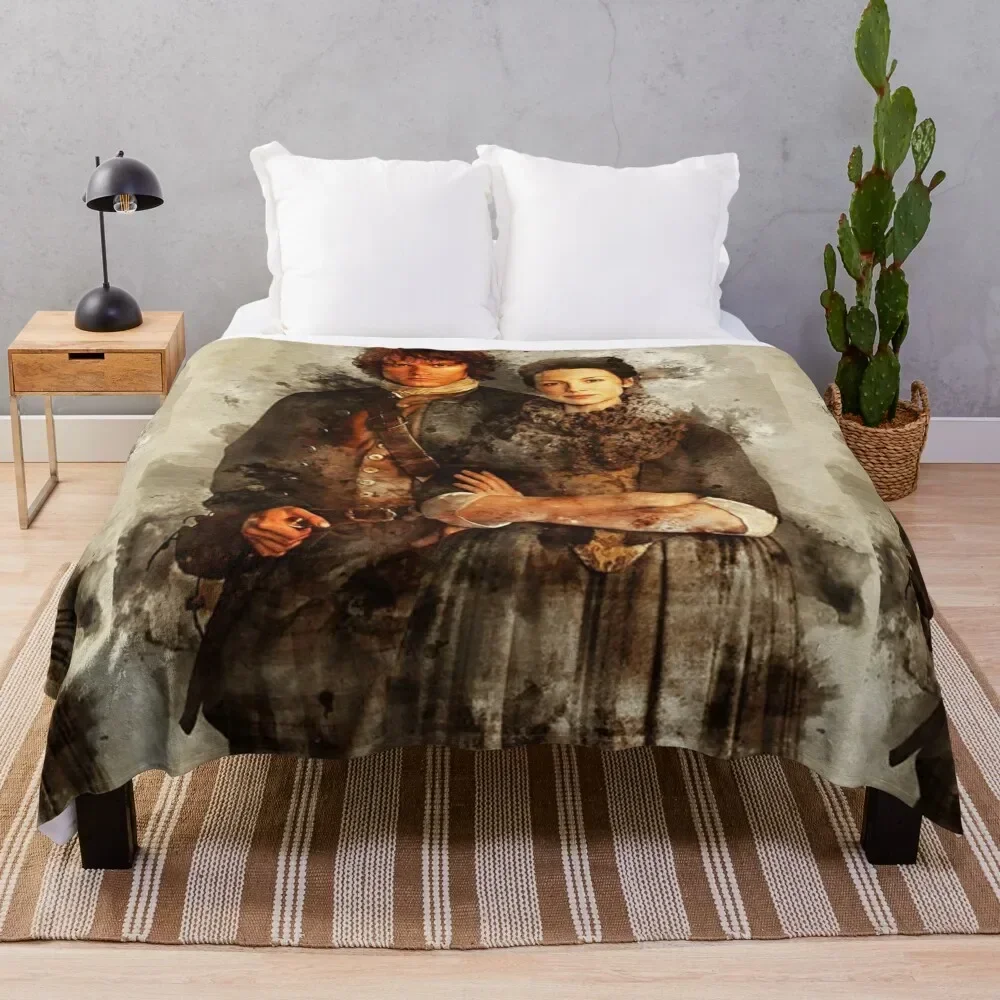 

The Couple Outlander Throw Blanket Luxury St heavy to sleep Blankets