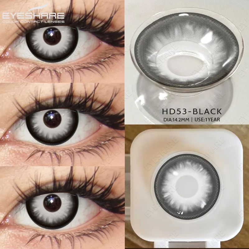 EYESHARE Anime-Zubehör Augenlinsen 1 Paar Cosplay Farbige Kontaktlinsen für Augen Verrücktes Halloween-Make-up Farbige Augenlinsen – Detail 30
