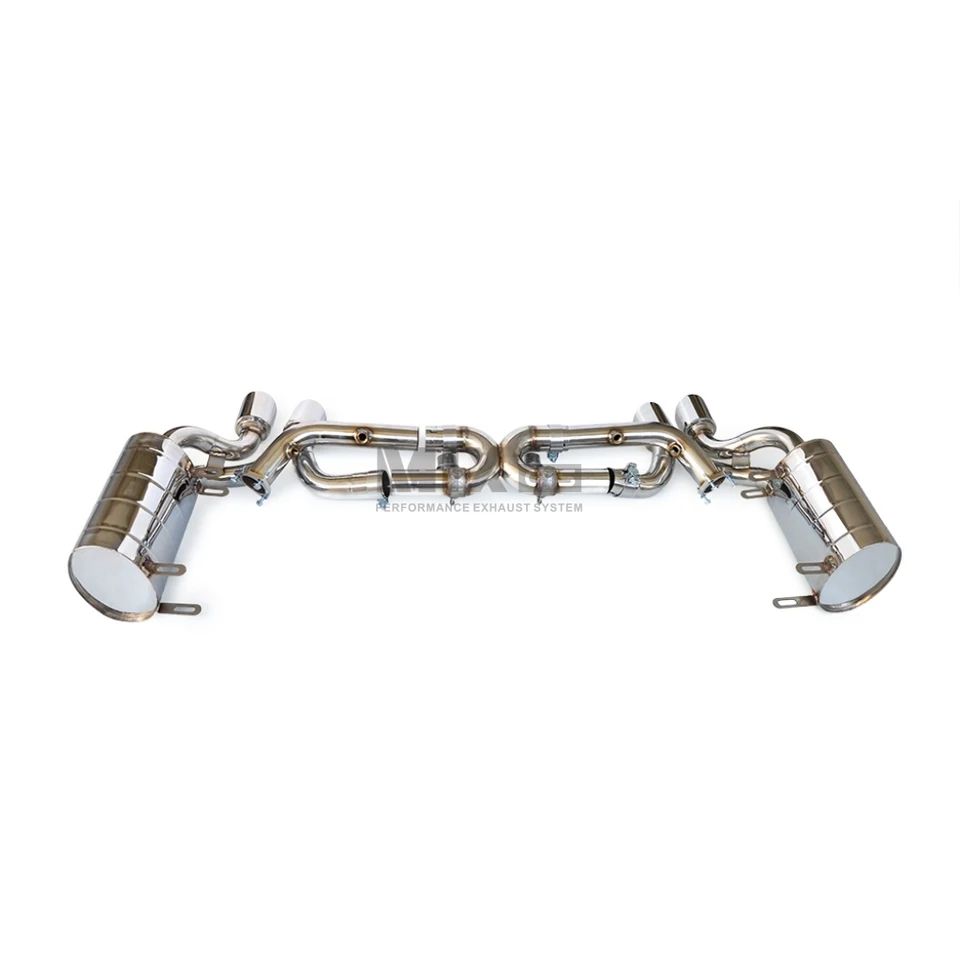 TIG Welded SS304 Valvetronic Catback Exhaust for 911 Carrera S 997.1 3.8 2004-2008 Performance Valved Muffler Wholesale