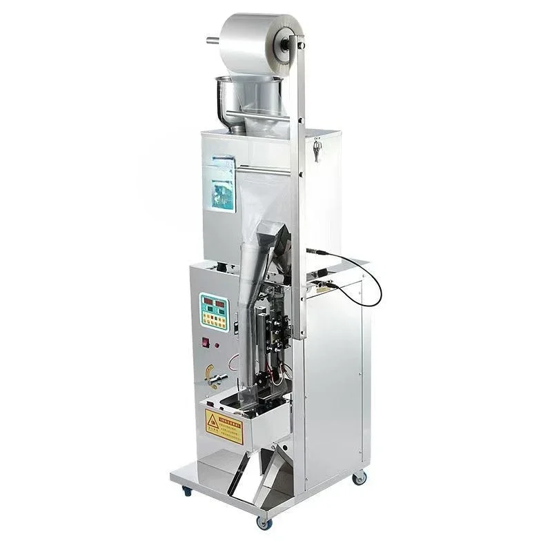 Vertical automatic packaging machine,  granular food bag bubble tea counting scale