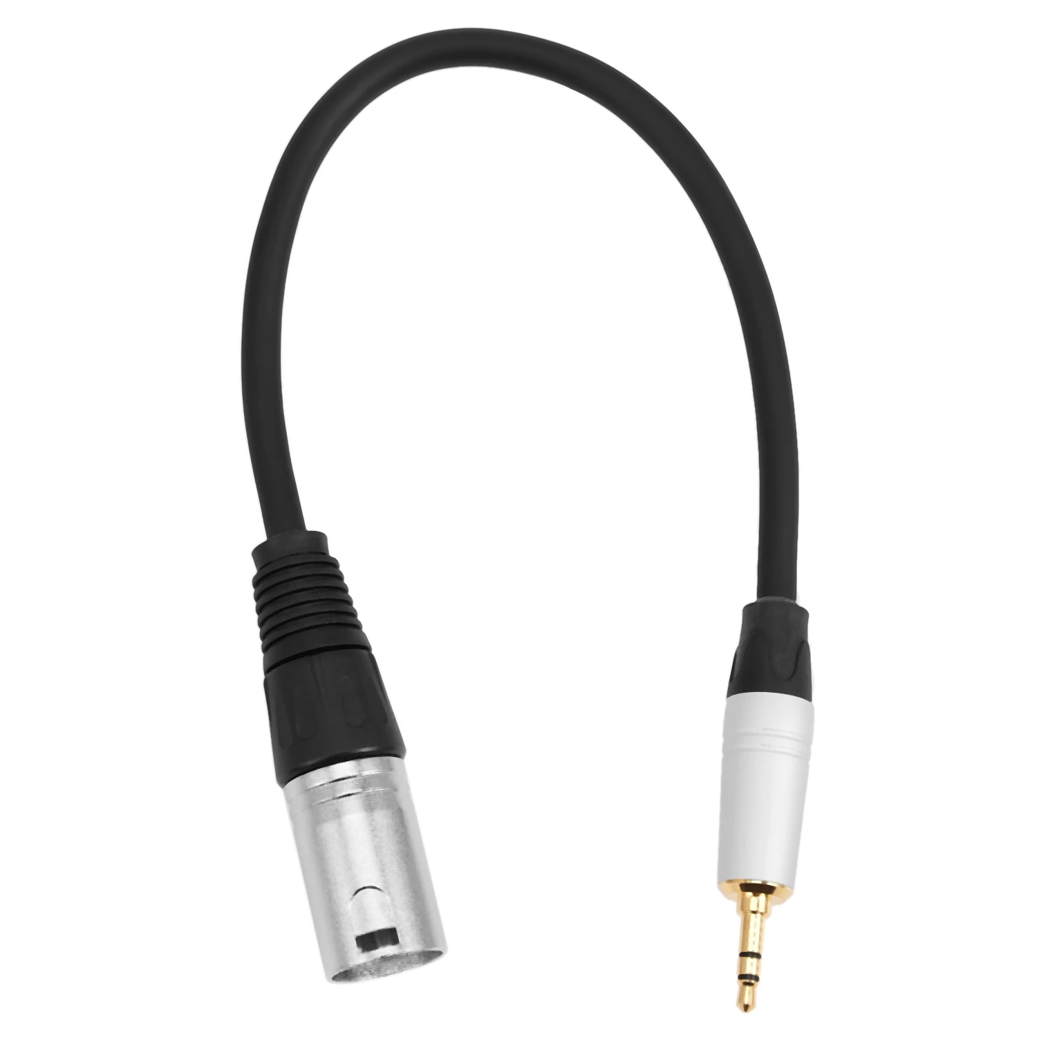 Conector Jack macho de 0,3 metros y 3,5 Mm a Cable estéreo blindado Xlr macho de 3 pines para grabación de Audio de micrófono