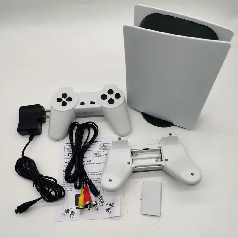 وحدة تحكم ألعاب تلفزيون ساخنة 8 بت ريترو كونسول لعبة فيديو 1280 ألعاب كلاسيكية مدمجة محطة GS5 لوحة ألعاب محمولة لاسلكية مخرج AV