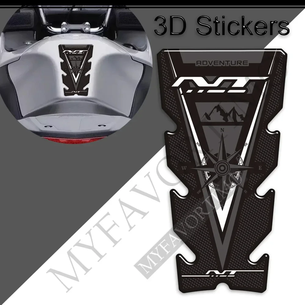 NT 650 700V 1000 1100  Fit Honda Motorcycle Accessories Adventure Stickers Decals Protector Tank Pad Gas Fuel Oil Kit Knee