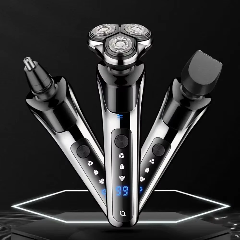 Xiaomi Electric Shaver 3-in-1 Double Head 5000 Digital Display Head Washable Rechargeable Brushless Men's Fast Charge Razor