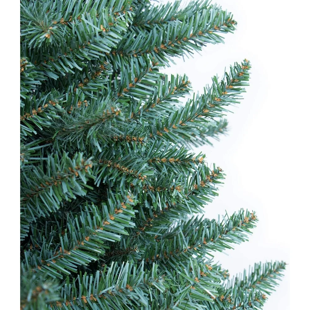 9 FT Pre-lit Christmas Tree, 4668 Thicken Tips and 1500 Clear Lights for Indoor Outdoor,Hinged Spruce Artificial Christmas