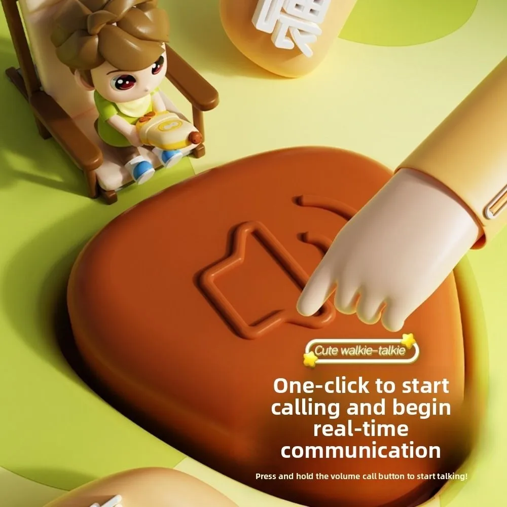 2 قطعة الموز اسلكية تخاطب الكرتون سيارة التصميم المحمولة اللاسلكية أجهزة الإرسال والاستقبال لا الإشعاع