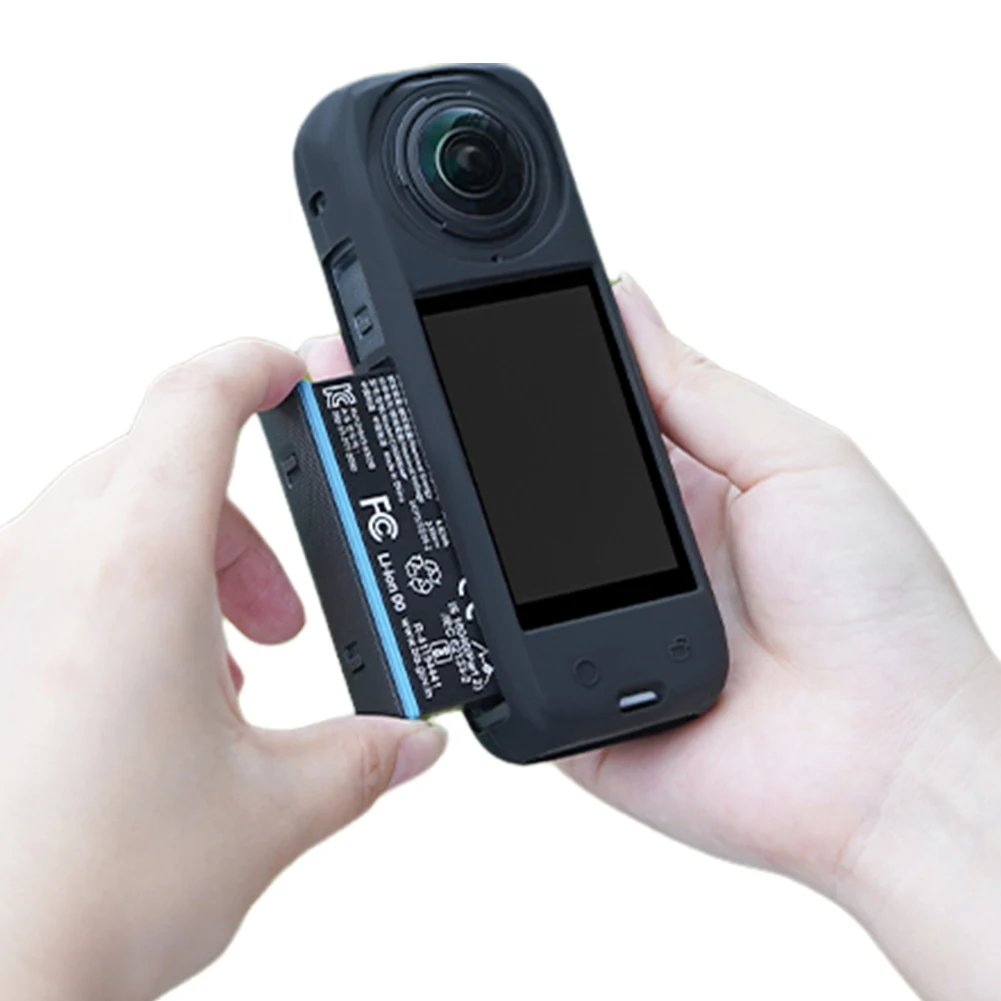 Silicone Body Case Anti-scratch Soft Cover Sleeve Skin Anti-Bump Panoramic Action Camera Protector Sleeve Cover for Insta360 X4