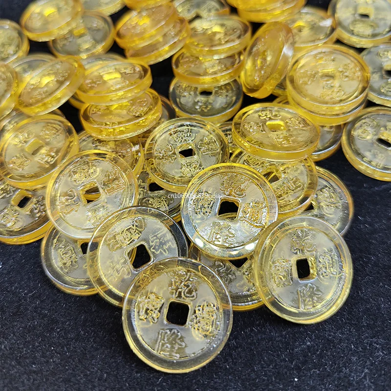 1 шт. золотой прозрачный кристалл древний Qianlong Тонг Бао монета деньги китайский фэн-шуй удача богатство домашний декор 2025 1 шт. золотой прозрачный кристалл древний Qianlong Тонг Бао монета деньги китайский фэн-шуй удача богатство домашний декор 2025