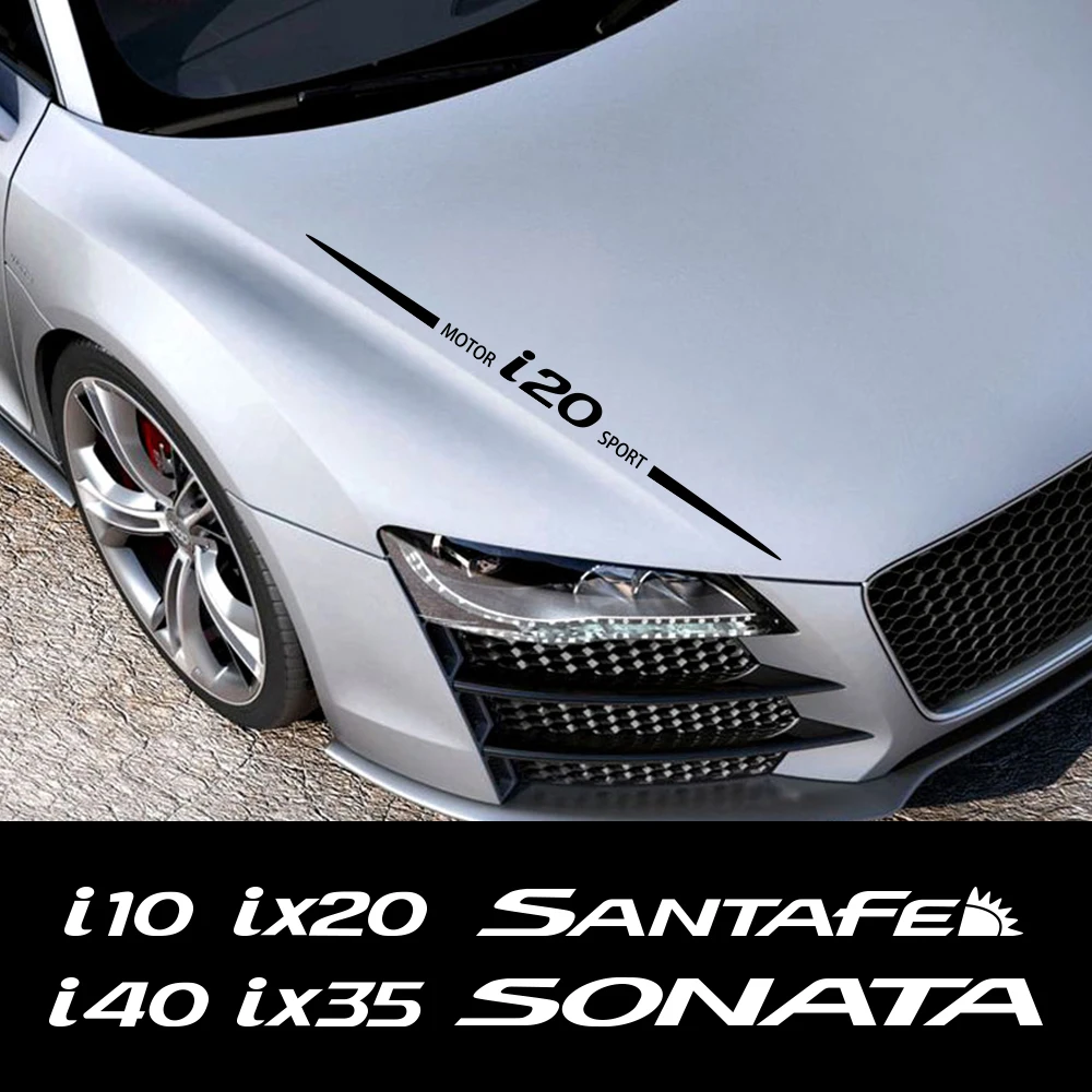 ملصق جسم السيارة لشركة هيونداي سانتافي أزيرا GDI i10 i20 i30 i40 IX20 IX35 سوناتا سولاريس ديكور ملصق مائي ضبط السيارات الملحقات #1