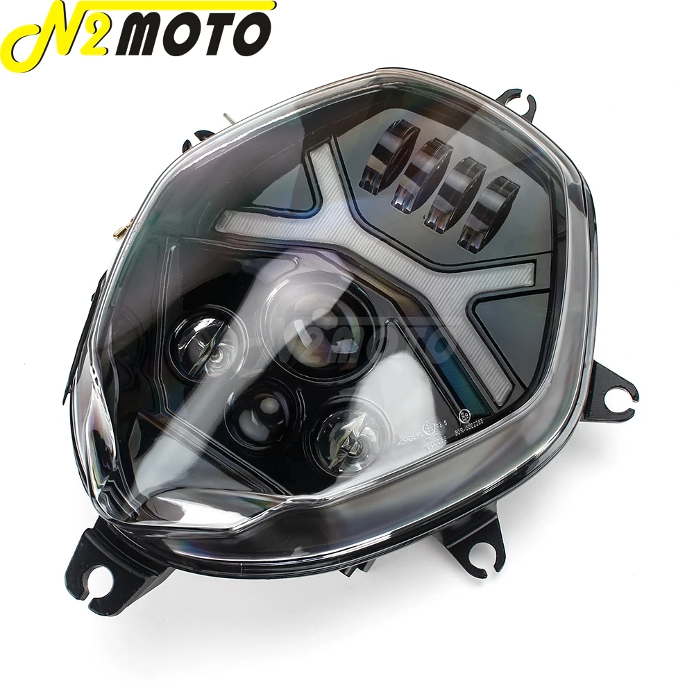 LED Headlight Head Lamp with Halo DRL High Low Beam Head Light Assembly E9 Emark For Suzuki V-STROM DL650 DL1000 DL 650 DL 1000