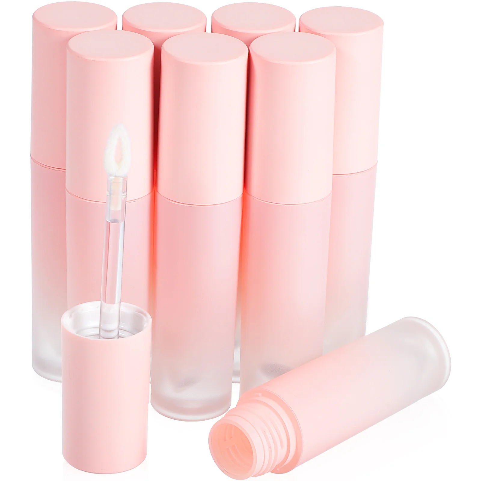 8 Stuks Lipgloss Lipgloss Tubes Containers Lege Balsem Gradiënt Bulk Plastic Flessen