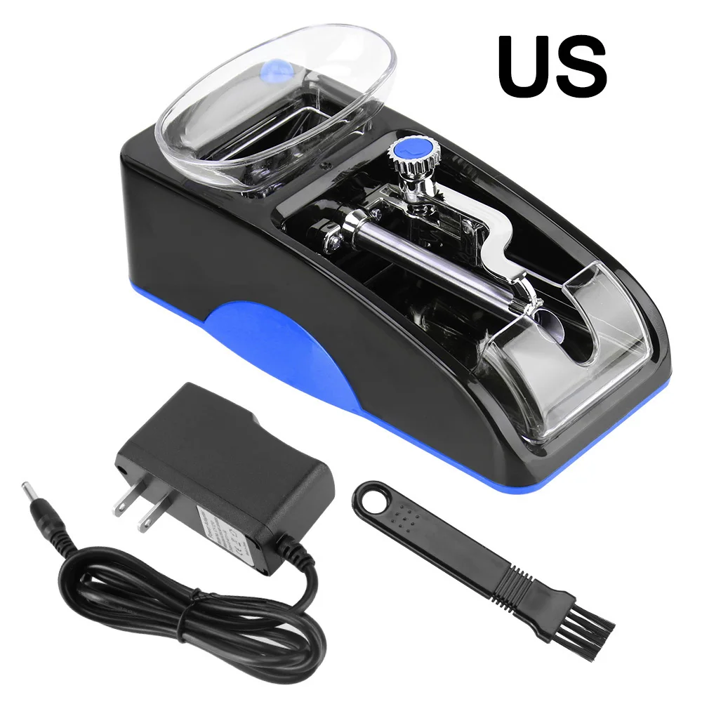 Injector Maker Smoking Accessories DIY EU US Plug Electric Automatic Cigarette Rolling Machine Smoking Tool Tobacco Roller