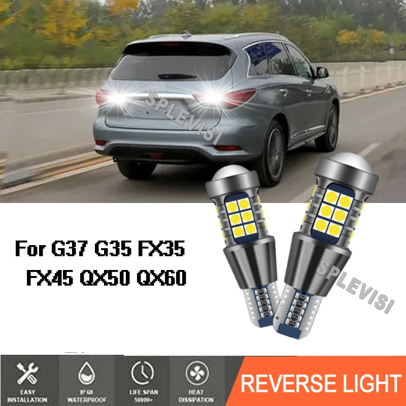 

Canbus Vehicle Led Reversing Light T15/W16w White led lights for car for Infiniti G35 G37 FX35 FX45 EX35 QX50 QX60