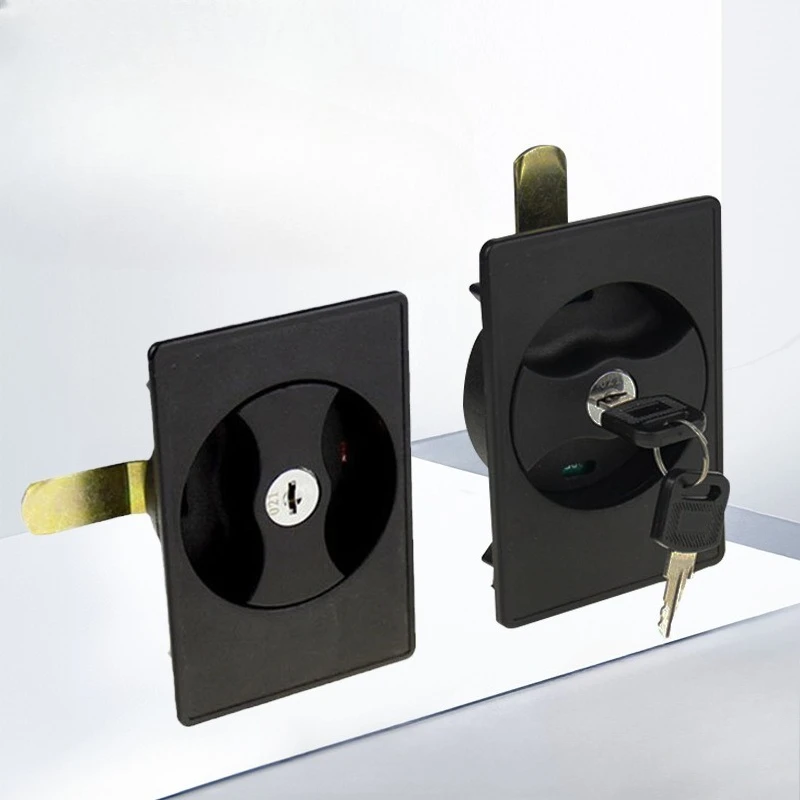 Cabinet Door Lock Sheet Iron  File Cabinet Changing  Connecting Rod Lock DIY Furniture Hardware MA033 G1