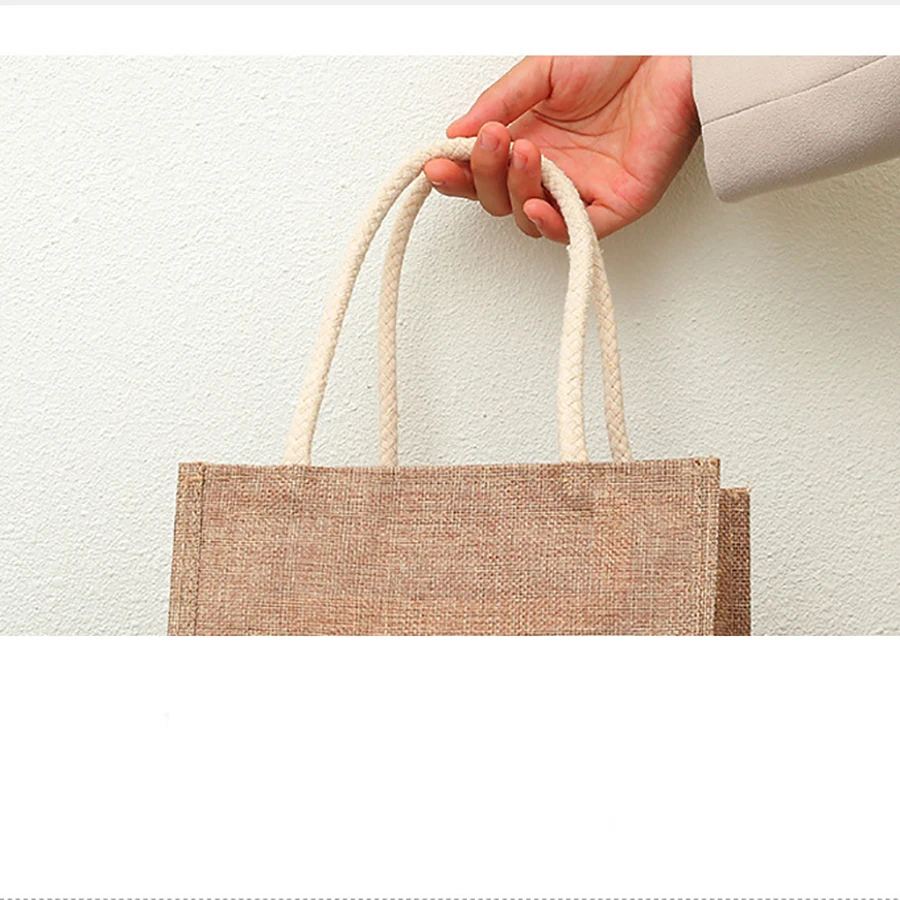 Einfarbige Tragetasche, Aufbewahrungstasche, große Kapazität, Lunchtasche, Picknick-Tragetasche