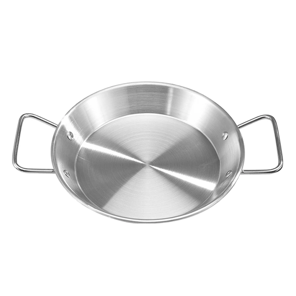

Stainless Steel Plate 20cm Removable Food Salad Party Platters Picnic Storage Tray