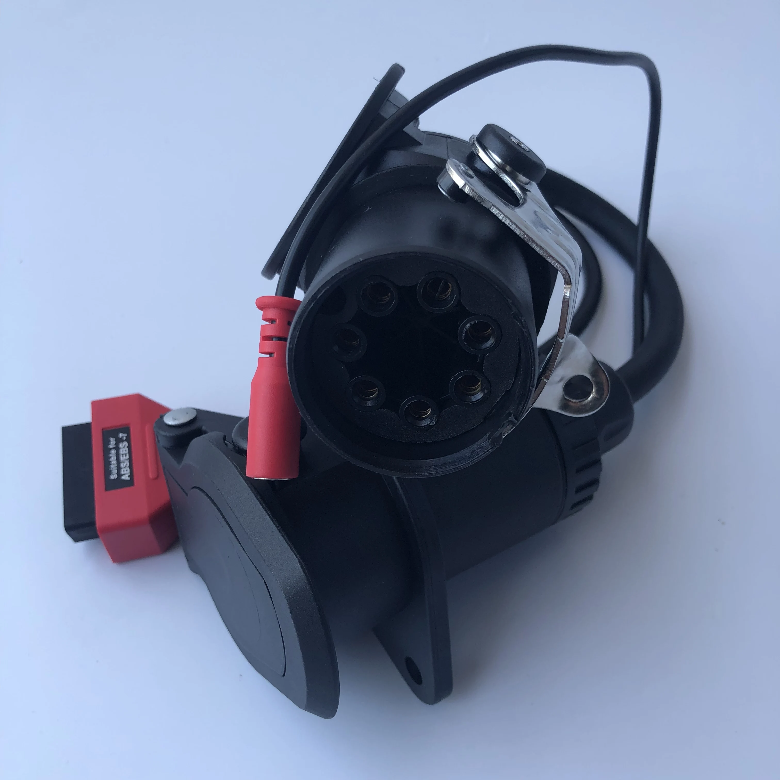 EBS ISO 7638 OBD2 Trailer Diagnostic Adapter Cable for Autel Autocom Bosch - Truck Vehicle Compatibility