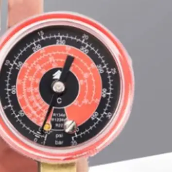HS-M01 Automotive  Cryogen Addition Gauge And Cryogen  Pressure Gauge SetsaHS-M01 R134A R22  Pressure Gauge Set Accessory