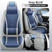 5 Seats Full Coverage High Quality Nappa Leather Car Seat Cover For MG 3SW MG3 MG5 MGZS MG7 RX5 GS HS Car Accessories Protector