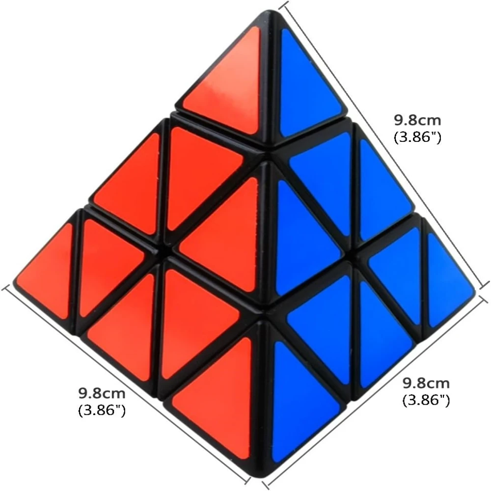 MoYu Cubing Classroom MeiLong 3x3 pirámide triángulo cubo mágico velocidad rompecabezas cubo juguete sin pegatinas