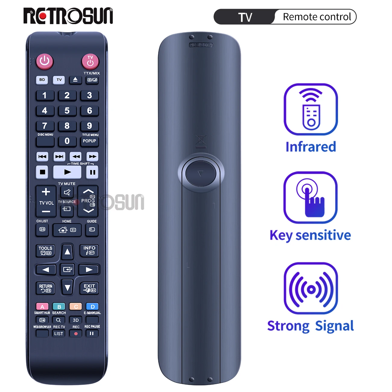 New AK59-00176A Remote Control fit for SAMSUNG BLU-RAY Player BD-H8500 BDH8900A/XY BD-H8500A/XY BD-H8900A/XY