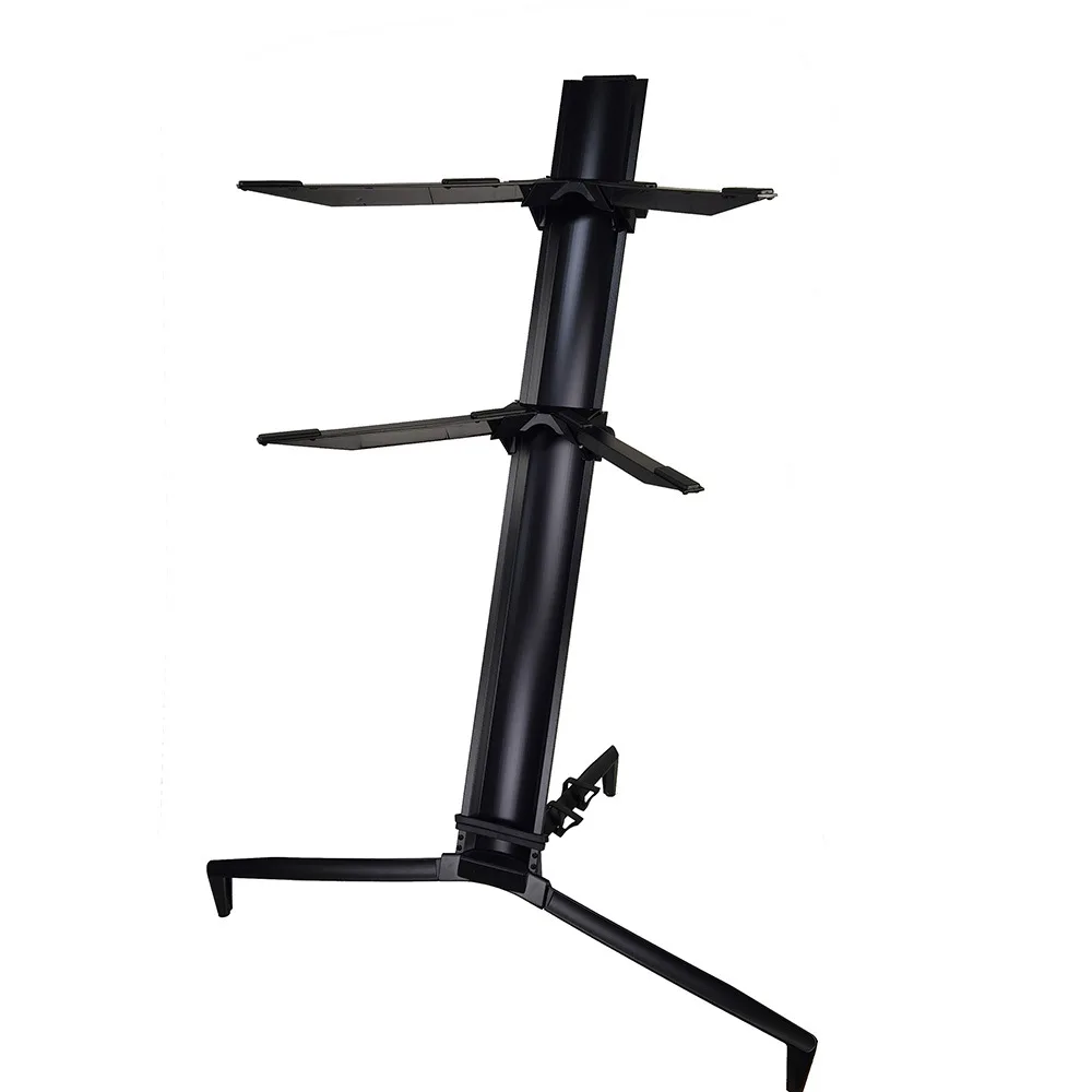 

Hooqu Aluminum Alloy Electronic Piano Stand Double-layer Piano Stand for Performance Aircraft Frame Design 1.2 Meters High