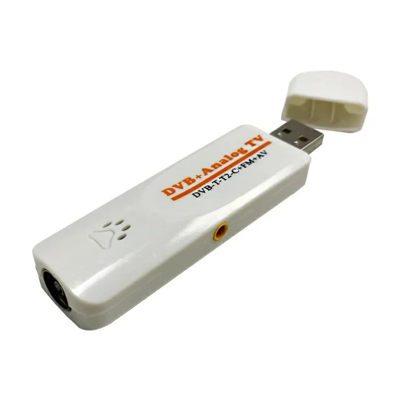 ดิจิตอล DVB T2 USB TV Stick Tuner พร้อมเสาอากาศระยะไกล HD USB ทีวี DVB-T2/DVB-T/DVB-C/FM/DAB USB TV Stick สำหรับ PC